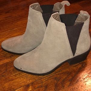 Suede Ankle Booties (size 6.5)